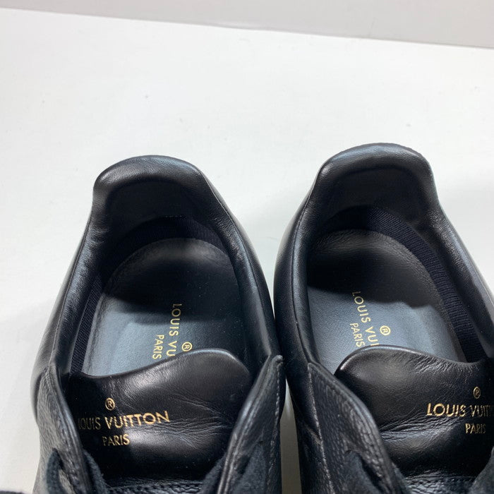 【中古品】【レディース】 LOUIS VUITTON ルイ・ヴィトン ルクセンブルグライン モノグラム・エクリプス スニーカー シューズ 靴 179-250817-gm-33-fuz サイズ：7 カラー：ブラック 万代Net店