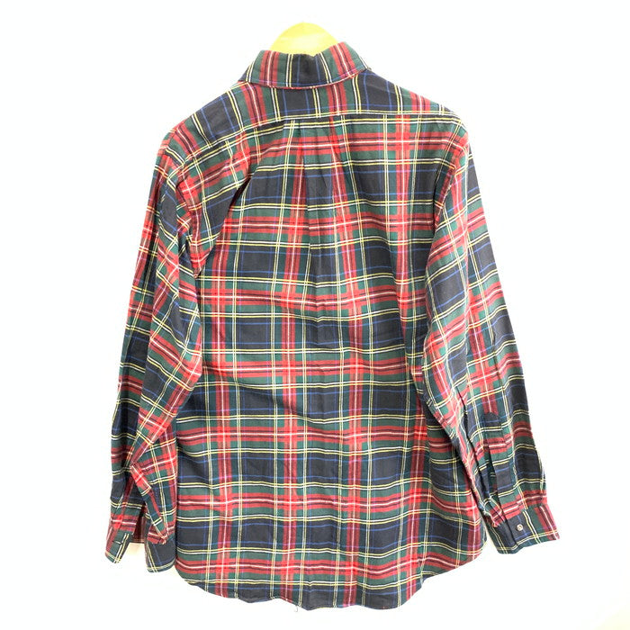【中古品】【メンズ】 Brooks Brothers ブルックスブラザーズ 80s~90s 長袖シャツ ブランド 古着 147-251228-gm-43-fuz サイズ：R カラー：グリーン チェック 万代Net店