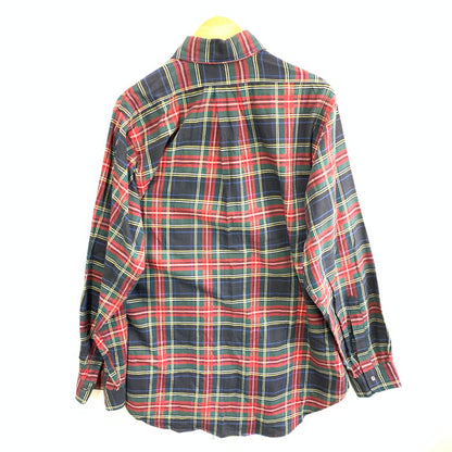 【中古品】【メンズ】 Brooks Brothers ブルックスブラザーズ 80s~90s 長袖シャツ ブランド 古着 147-251228-gm-43-fuz サイズ：R カラー：グリーン チェック 万代Net店