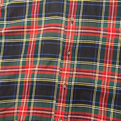 【中古品】【メンズ】 Brooks Brothers ブルックスブラザーズ 80s~90s 長袖シャツ ブランド 古着 147-251228-gm-43-fuz サイズ：R カラー：グリーン チェック 万代Net店