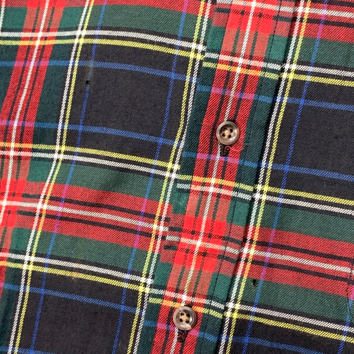 【中古品】【メンズ】 Brooks Brothers ブルックスブラザーズ 80s~90s 長袖シャツ ブランド 古着 147-251228-gm-43-fuz サイズ：R カラー：グリーン チェック 万代Net店