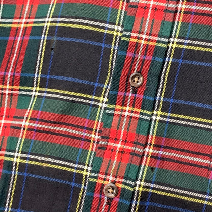 【中古品】【メンズ】 Brooks Brothers ブルックスブラザーズ 80s~90s 長袖シャツ ブランド 古着 147-251228-gm-43-fuz サイズ：R カラー：グリーン チェック 万代Net店