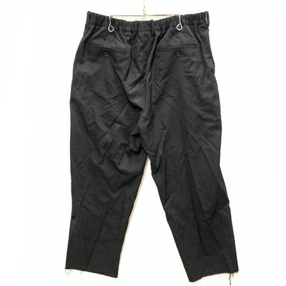 【中古品】【メンズ】 GRAPHPAPER GM223-40052B SCALE OFF WOOL TAPERED SLACKS ウールテーパードスラックス パンツ ボトムス ブランド 古着 151-250927-gm-05-fuz サイズ：F カラー：ブラック 万代Net店