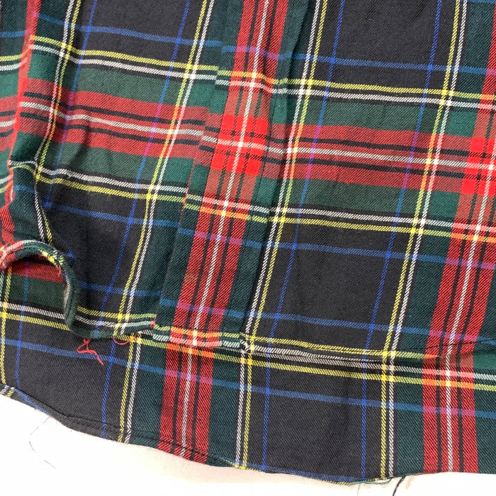 【中古品】【メンズ】 Brooks Brothers ブルックスブラザーズ 80s~90s 長袖シャツ ブランド 古着 147-251228-gm-43-fuz サイズ：R カラー：グリーン チェック 万代Net店