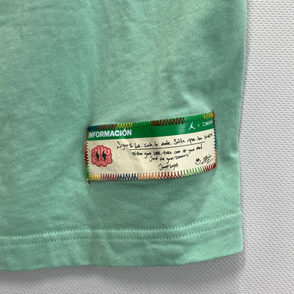 【中古品】【メンズ】 ナイキ JORDAN J BALVIN 半袖Tシャツ カットソー トップス ブランド 古着 148-250809-gm-17-fuz サイズ：L カラー：グリーン 万代Net店