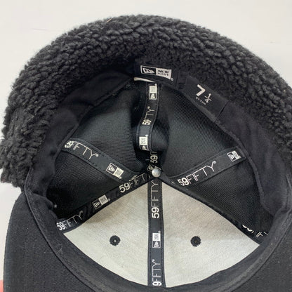 【中古品】【メンズ】 Y's ワイズ NEW ERA ニューエラ DOGEAR Y'S LOGO CAP ロゴキャップ ブランド 帽子 185-260117-gm-24-fuz サイズ：57.7cm カラー：ブラック 万代Net店