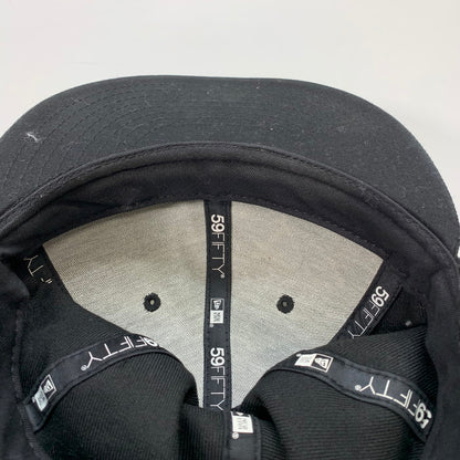 【中古品】【メンズ】 Y's ワイズ NEW ERA ニューエラ DOGEAR Y'S LOGO CAP ロゴキャップ ブランド 帽子 185-260117-gm-24-fuz サイズ：57.7cm カラー：ブラック 万代Net店