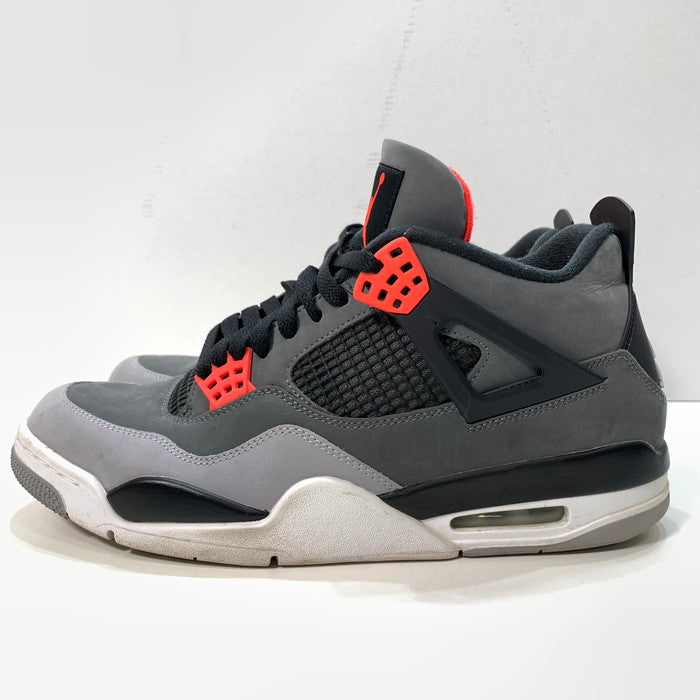 【中古品】【メンズ】 NIKE ナイキ DH6927-061 AIR JORDAN 4 RETRO "INFRARED 23" エアジョーダン 4 スニーカー 160-251221-gm-01-fuz サイズ：29cm カラー：グレー 万代Net店