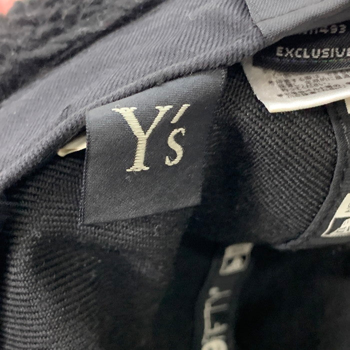 【中古品】【メンズ】 Y's ワイズ NEW ERA ニューエラ DOGEAR Y'S LOGO CAP ロゴキャップ ブランド 帽子 185-260117-gm-24-fuz サイズ：57.7cm カラー：ブラック 万代Net店