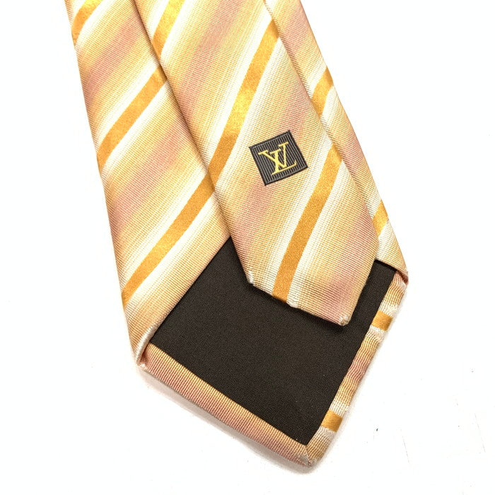 【中古品】【メンズ】 ルイ・ヴィトン シルクネクタイ 183-251129-xz-36-fuz カラー：イエロー 万代Net店