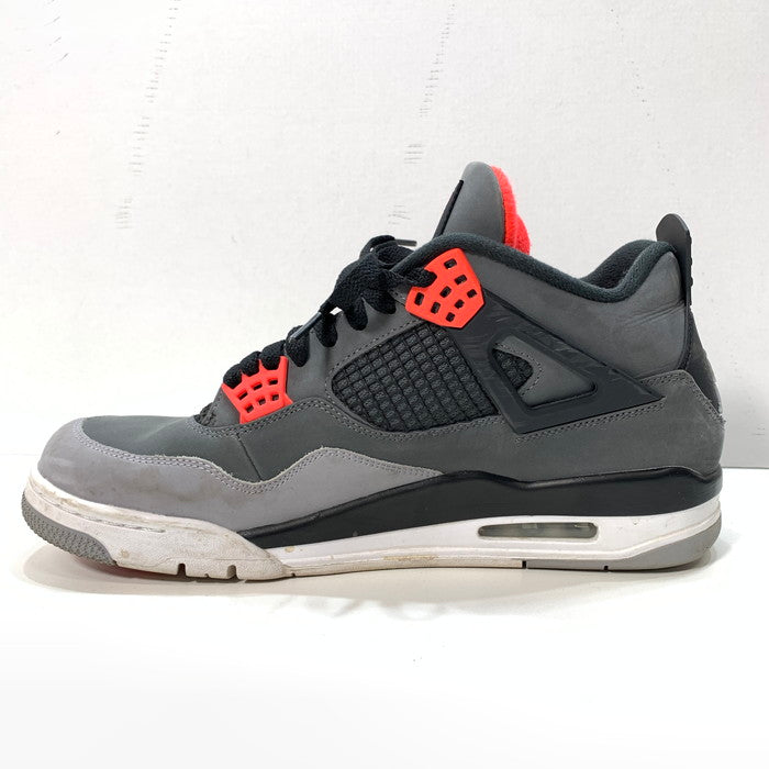 【中古品】【メンズ】 NIKE ナイキ DH6927-061 AIR JORDAN 4 RETRO "INFRARED 23" エアジョーダン 4 スニーカー 160-251221-gm-01-fuz サイズ：29cm カラー：グレー 万代Net店