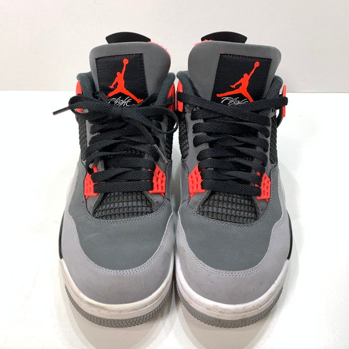 【中古品】【メンズ】 NIKE ナイキ DH6927-061 AIR JORDAN 4 RETRO "INFRARED 23" エアジョーダン 4 スニーカー 160-251221-gm-01-fuz サイズ：29cm カラー：グレー 万代Net店