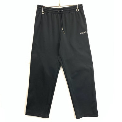 【中古品】【メンズ】 CELINE セリーヌ DOUBLEｰFACED JERSEY PANTS 2Z12121O ダブル フェイス ジャージパンツ ボトムス 152-260125-gm-38-fuz サイズ：S カラー：ブラック 万代Net店