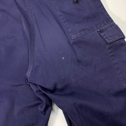 【中古品】【メンズ】 ROYAL NAVY 8415-99-245-553 COMBAT CARGO PANTS コンバットカーゴパンツ 古着 156-260322-gm-01-fuz サイズ：W88 カラー：ネイビー 万代Net店