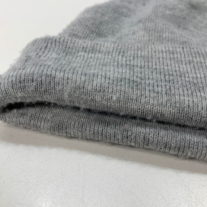 【中古品】【メンズ】 Supreme シュプリーム 18AW CLASSIC SCRIPT BEANIE ビーニー ニット帽 ブランド 帽子 185-260314-gm-21-fuz サイズ：F カラー：グレー 万代Net店