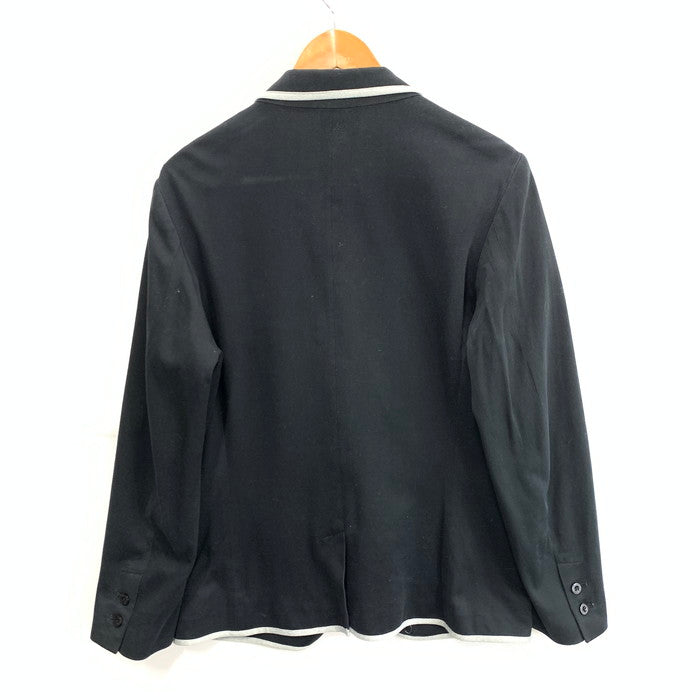 【中古品】【メンズ】 FRED PERRY フレッドペリー コットン テーラードジャケット アウター ブランド 古着 141-260315-gm-23-fuz サイズ：L カラー：ブラック 万代Net店