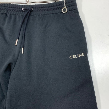 【中古品】【メンズ】 CELINE セリーヌ DOUBLEｰFACED JERSEY PANTS 2Z12121O ダブル フェイス ジャージパンツ ボトムス 152-260125-gm-38-fuz サイズ：S カラー：ブラック 万代Net店