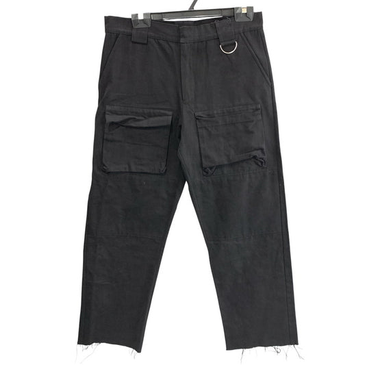 【中古品】【メンズ】 ASKYURSELF カーゴパンツ ボトムス ブランド 古着 152-251228-gm-23-fuz サイズ：32 カラー：ブラック 万代Net店