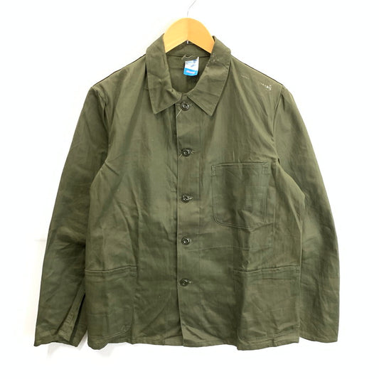 【中古品】【メンズ】 ユーロミリタリージャケット アウター 古着 USED 145-260404-gm-17-fuz サイズ：48 カラー：オリーブ 万代Net店
