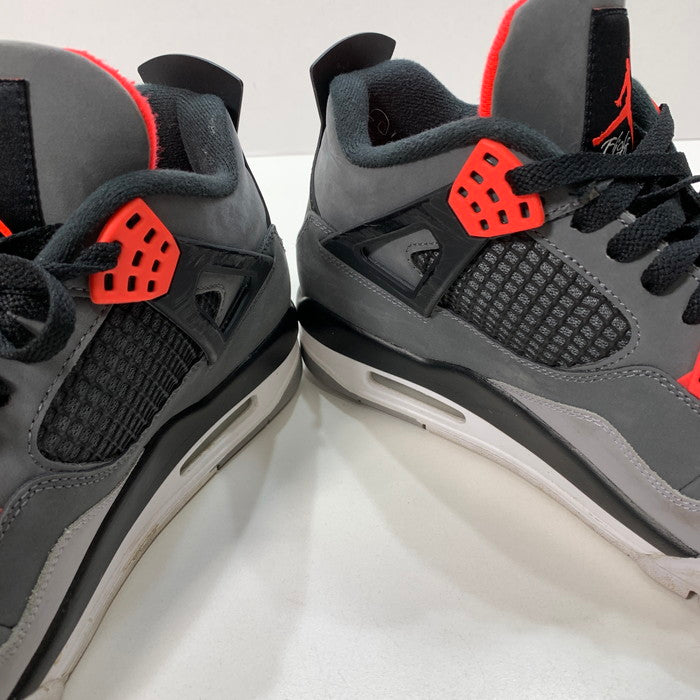 【中古品】【メンズ】 NIKE ナイキ DH6927-061 AIR JORDAN 4 RETRO "INFRARED 23" エアジョーダン 4 スニーカー 160-251221-gm-01-fuz サイズ：29cm カラー：グレー 万代Net店