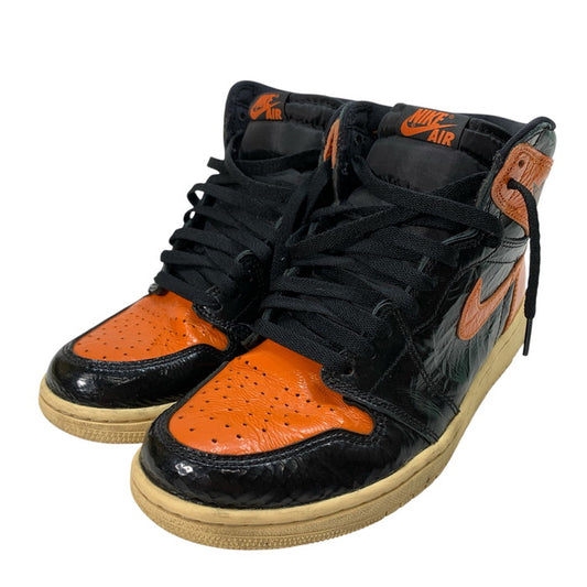 【中古品】【メンズ】 NIKE ナイキ 555088-028 AIR JORDAN 1 HIGH"SHATTERED BACKBOARD 3.0" エアジョーダン 1 シャタバ スニーカー 160-250614-gm-26-fuz サイズ：26.5cm カラー：オレンジ ブラック 万代Net店