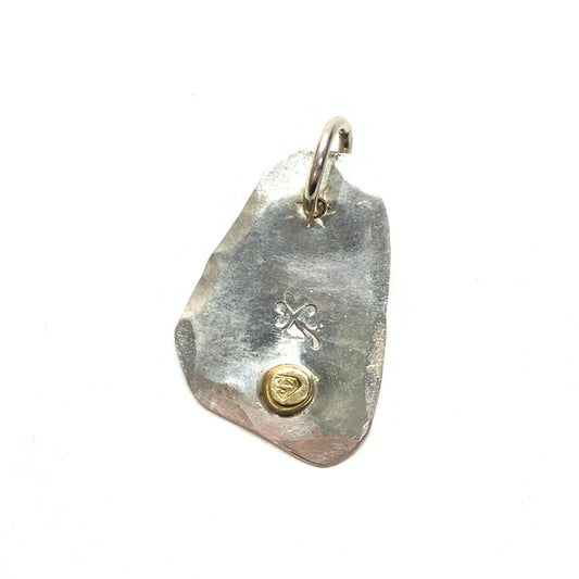 【中古品】【メンズ】 STOP LIGHT タタキ クローバーメタルトップ シルバー アクセサリー ペンダントトップ 192-250920-gm-16-fuz カラー：シルバー 万代Net店