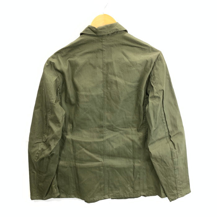 【中古品】【メンズ】 ユーロミリタリージャケット アウター 古着 USED 145-260404-gm-17-fuz サイズ：48 カラー：オリーブ 万代Net店