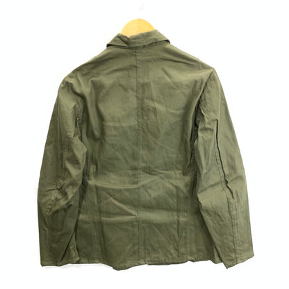 【中古品】【メンズ】 ユーロミリタリージャケット アウター 古着 USED 145-260404-gm-17-fuz サイズ：48 カラー：オリーブ 万代Net店