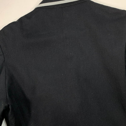 【中古品】【メンズ】 FRED PERRY フレッドペリー コットン テーラードジャケット アウター ブランド 古着 141-260315-gm-23-fuz サイズ：L カラー：ブラック 万代Net店
