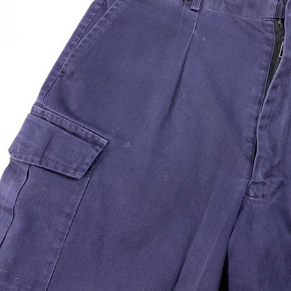 【中古品】【メンズ】 ROYAL NAVY 8415-99-245-553 COMBAT CARGO PANTS コンバットカーゴパンツ 古着 156-260322-gm-01-fuz サイズ：W88 カラー：ネイビー 万代Net店