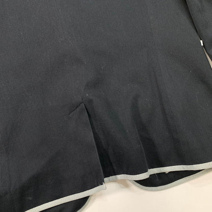 【中古品】【メンズ】 FRED PERRY フレッドペリー コットン テーラードジャケット アウター ブランド 古着 141-260315-gm-23-fuz サイズ：L カラー：ブラック 万代Net店