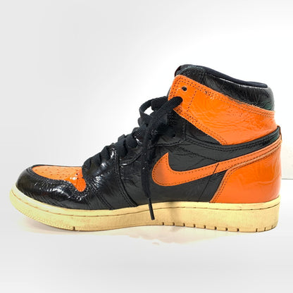 【中古品】【メンズ】 NIKE ナイキ 555088-028 AIR JORDAN 1 HIGH"SHATTERED BACKBOARD 3.0" エアジョーダン 1 シャタバ スニーカー 160-250614-gm-26-fuz サイズ：26.5cm カラー：オレンジ ブラック 万代Net店