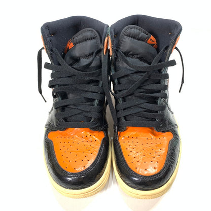 【中古品】【メンズ】 NIKE ナイキ 555088-028 AIR JORDAN 1 HIGH"SHATTERED BACKBOARD 3.0" エアジョーダン 1 シャタバ スニーカー 160-250614-gm-26-fuz サイズ：26.5cm カラー：オレンジ ブラック 万代Net店