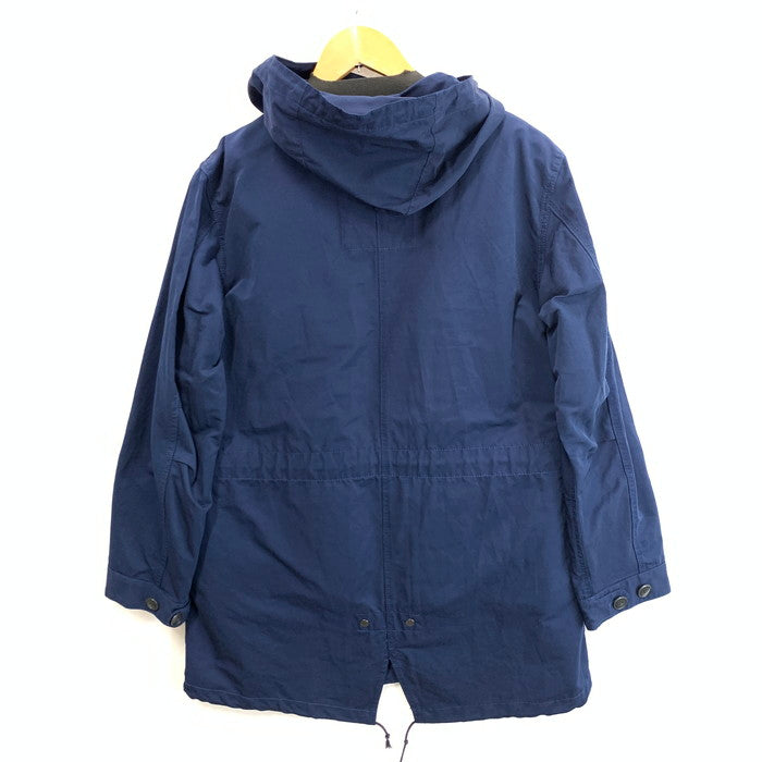 【中古品】【メンズ】 AIGLE エーグル 8504-07412 QUILTING LINER MODS COAT キルティングライナー モッズコート ブランド 古着 144-260307-gm-26-fuz サイズ：S カラー：ネイビー 万代Net店