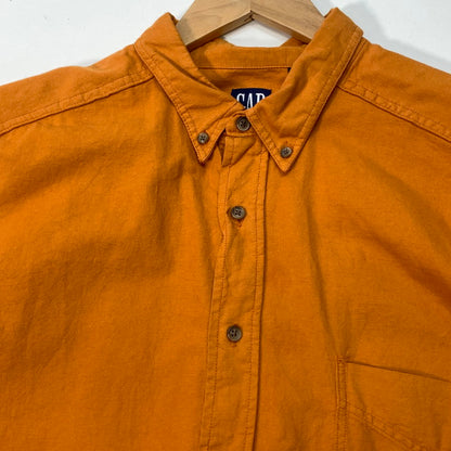 【中古品】【メンズ】 OLD GAP 長袖シャツ ブランド 古着 145-251228-gm-45-fuz サイズ：XL カラー：オレンジ 万代Net店