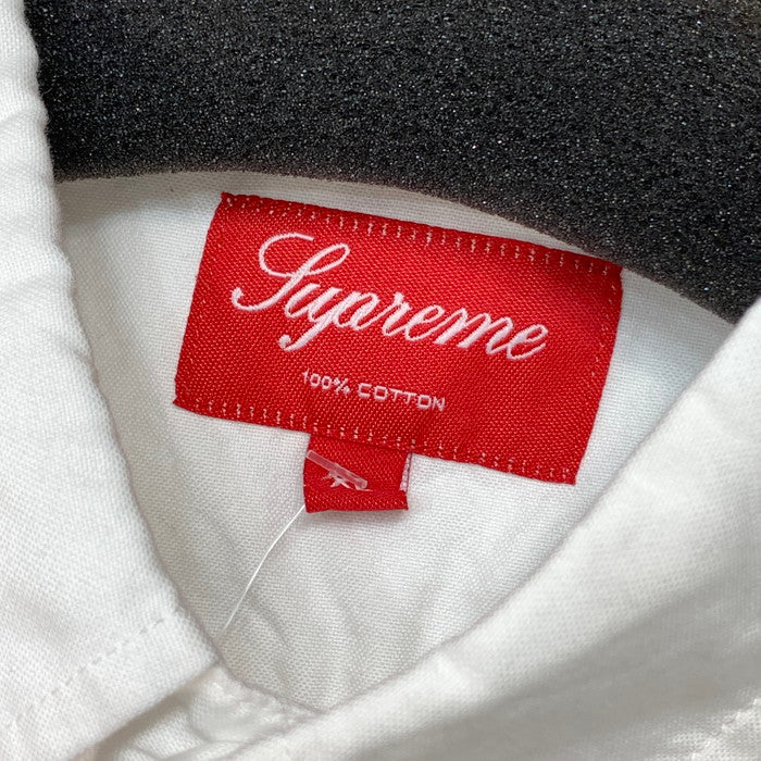 【中古美品】【メンズ】 Supreme シュプリーム SPLIT OXFORD 2TONE SHIRT 長袖シャツ ブランド 古着 149-251108-gm-16-fuz サイズ：XL カラー：ホワイト グレー 万代Net店