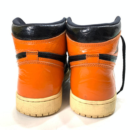 【中古品】【メンズ】 NIKE ナイキ 555088-028 AIR JORDAN 1 HIGH"SHATTERED BACKBOARD 3.0" エアジョーダン 1 シャタバ スニーカー 160-250614-gm-26-fuz サイズ：26.5cm カラー：オレンジ ブラック 万代Net店