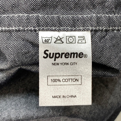 【中古美品】【メンズ】 Supreme シュプリーム SPLIT OXFORD 2TONE SHIRT 長袖シャツ ブランド 古着 149-251108-gm-16-fuz サイズ：XL カラー：ホワイト グレー 万代Net店