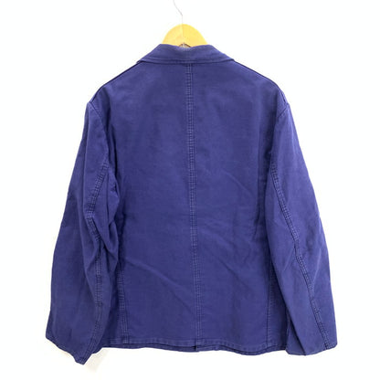 【中古品】【メンズ】 USED ユーロワークジャケット ミリタリー アウター 古着 145-260404-gm-18-fuz サイズ：54 カラー：ブルー 万代Net店