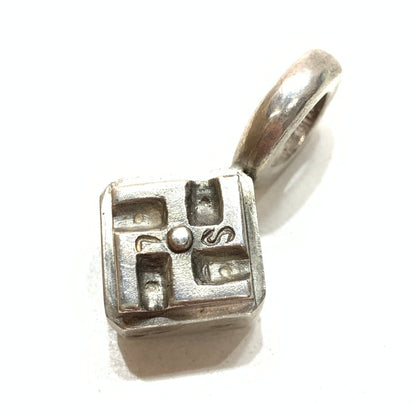 【中古品】【メンズ】 卍メタルトップ シルバー ブランド アクセサリー ペンダントトップ 192-250920-gm-17-fuz カラー：シルバー 万代Net店