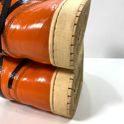 【中古品】【メンズ】 ナイキ 555088-028 AIR JORDAN 1 HIGH""SHATTERED BACKBOARD 3.0"" エアジョーダン 1 シャタバ スニーカー 160-250614-gm-26-fuz サイズ：26.5cm カラー：オレンジ ブラック 万代Net店