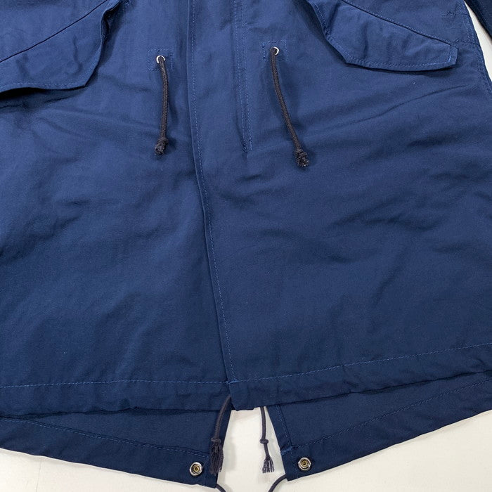 【中古品】【メンズ】 AIGLE エーグル 8504-07412 QUILTING LINER MODS COAT キルティングライナー モッズコート ブランド 古着 144-260307-gm-26-fuz サイズ：S カラー：ネイビー 万代Net店