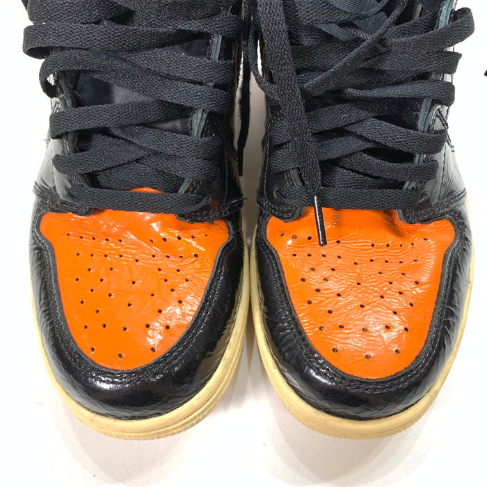 【中古品】【メンズ】 ナイキ 555088-028 AIR JORDAN 1 HIGH""SHATTERED BACKBOARD 3.0"" エアジョーダン 1 シャタバ スニーカー 160-250614-gm-26-fuz サイズ：26.5cm カラー：オレンジ ブラック 万代Net店