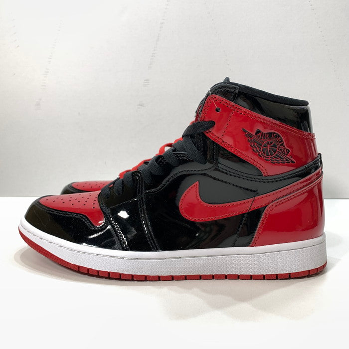 【中古品】【メンズ】 NIKE ナイキ 555088-063 AIR JORDAN 1 HIGH OG " PATENT BRED" エアジョーダン 1 ハイ スニーカー 160-251019-gm-22-fuz サイズ：27.5cm カラー：レッド 万代Net店