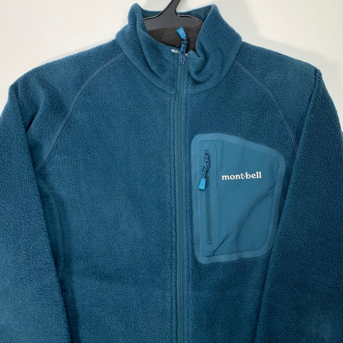 【中古品】【レディース】 mont-bell モンベル 1106592 フリースジャケット アウター ブランド 古着 170-260215-gm-17-fuz サイズ：M カラー：ブルー グリーン 万代Net店