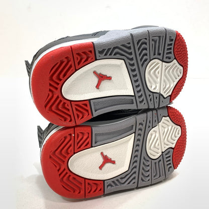 【中古美品】【キッズ】 NIKE ナイキ BQ7670-006 JORDAN 4 RETRO ジョーダン 4 スニーカー 173-251129-gm-02-fuz サイズ：8cm カラー：ブラック 万代Net店