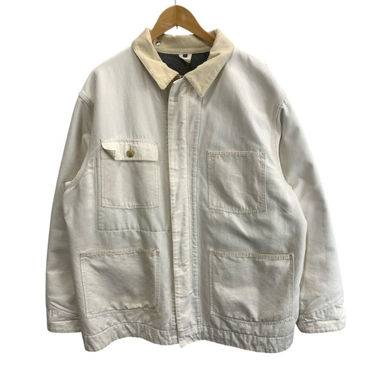 【中古品】【メンズ】 READYMADE UNUSED DUCK COVERALL アンユーズド ダック カバーオール ジャケット ブランド 古着 142-260104-gm-20-fuz サイズ：4 カラー：ホワイト 万代Net店