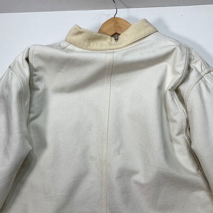【中古品】【メンズ】 READYMADE UNUSED DUCK COVERALL アンユーズド ダック カバーオール ジャケット ブランド 古着 142-260104-gm-20-fuz サイズ：4 カラー：ホワイト 万代Net店