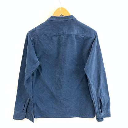 【中古品】【メンズ】 THE CUTRATE コーデュロイ長袖シャツ トップス ブランド 古着 145-251228-gm-47-fuz サイズ：M カラー：ブルー 万代Net店