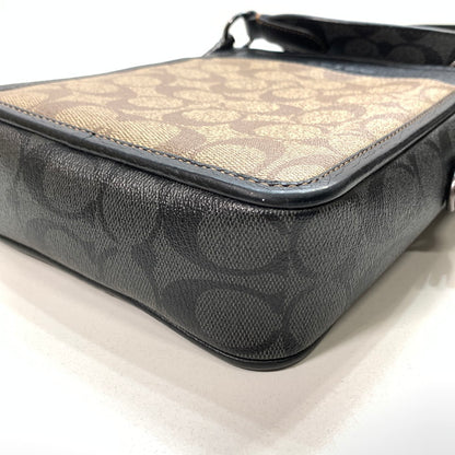 【中古品】【レディース】 COACH コーチ ショルダーバッグ ブランド カバン 180-251207-gm-06-fuz カラー：ブラック ブラウン 万代Net店